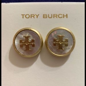 Tory Burch Mother Pearl studs
